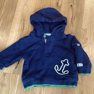 Janie and Jack hooded anchor sweatshirt.